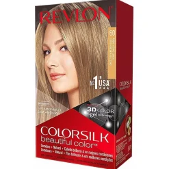 Kit Tinte Colorsilk 60 Rubio Oscuro Cenizo - Revlon