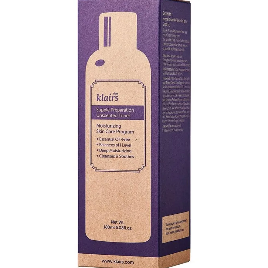 Klairs Supple Preparation Unscented Facial Toner 180Ml