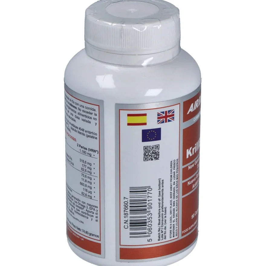 Krillbiotic Ab 590 mg Ecoharvesting 90 Cápsulas - Airbiotic