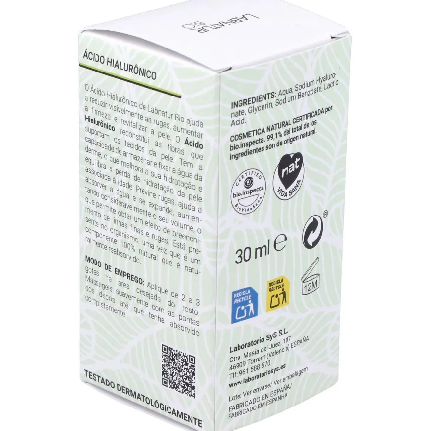 Labnatur Bio Acido Hialuronico Liquido 30Ml