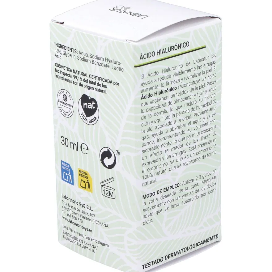Labnatur Bio Acido Hialuronico Liquido 30Ml