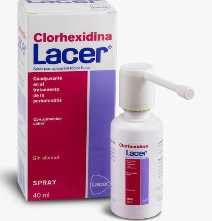 Lacer Colutorio Clorhexidina Spray (1 Envase 40 Ml)