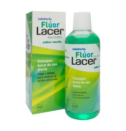 Lacer Colutorio Fluor Diario 0,05 % (1 Envase 500 Ml Sabor Menta)