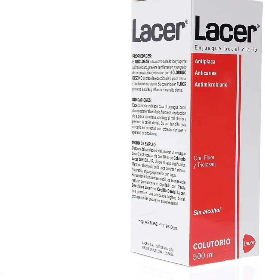 Lacer Cuidado Bucal Colutorio (1 Envase 500 Ml)