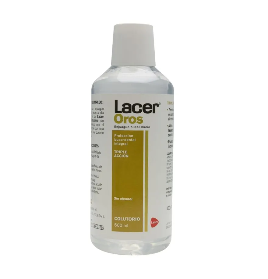 Lacer Oros Acción Integral Colutorio (1 Envase 500 ml) - Lacer Laboratorios Sa