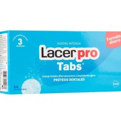 Lacerpro - Limpieza Protesis Dental (64 Comprimidos Efervescentes) - Lacer Laboratorios Sa