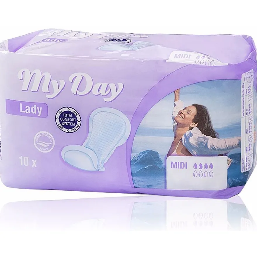Lady Compresas Incontinencia Midi 10uds - My Day