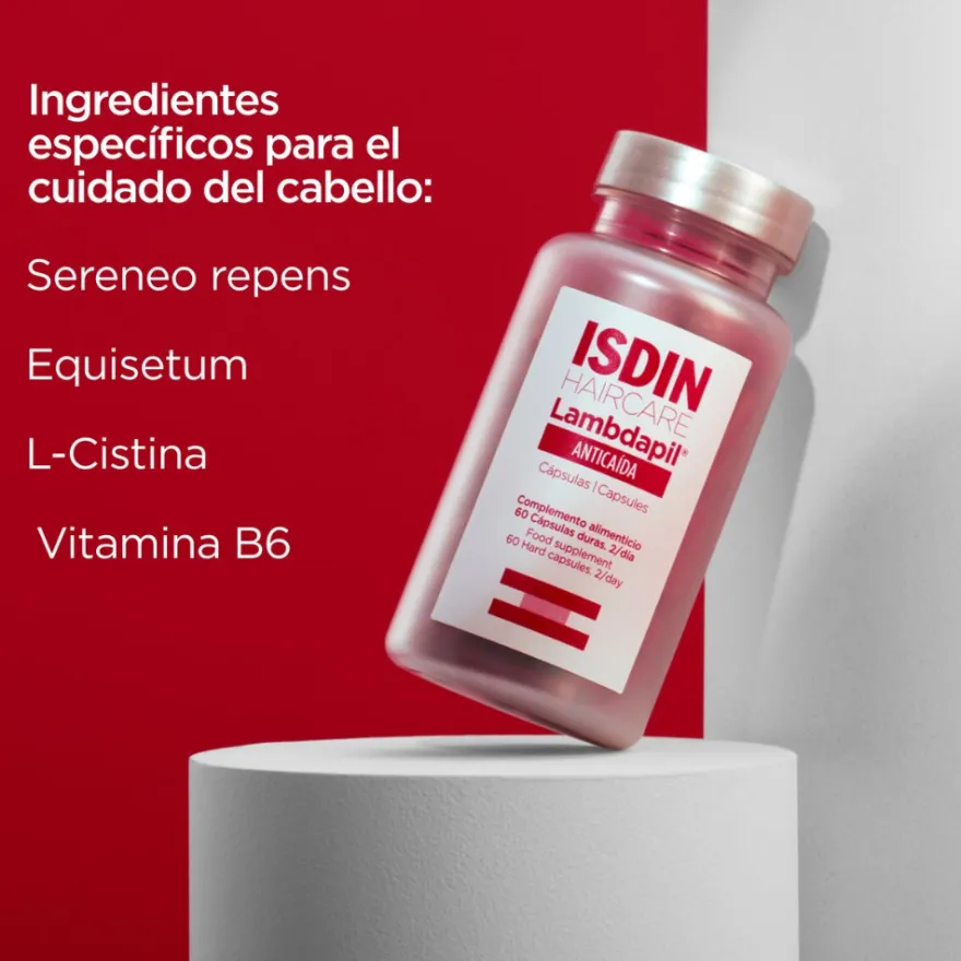 Lambdapil Anticaída Cápsulas, 60 ud. - Isdin