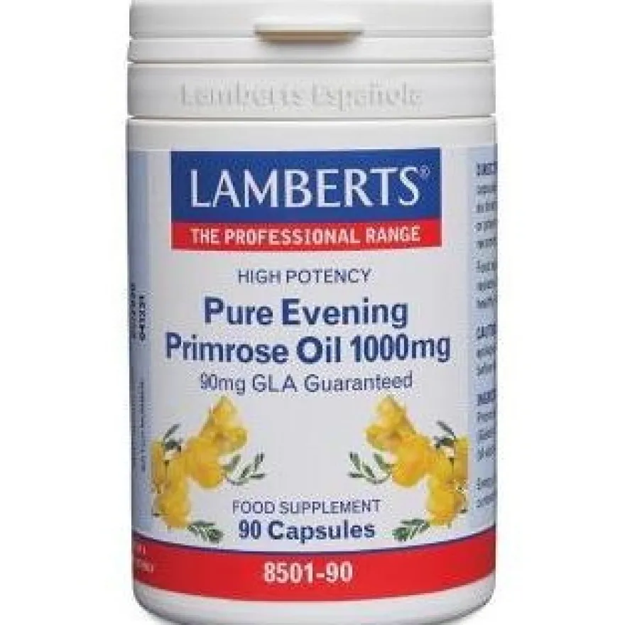 Lamberts Aceite De Prímula 1000Mg 90 Cáps.