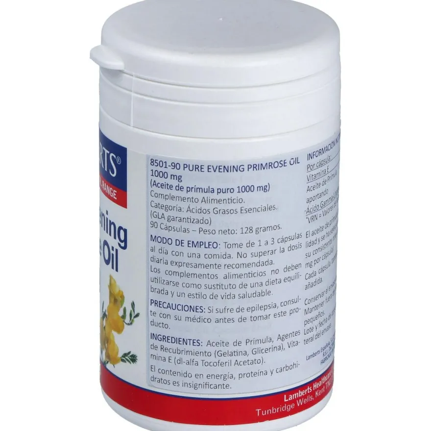 Lamberts Aceite De Prímula 1000Mg 90 Cáps.