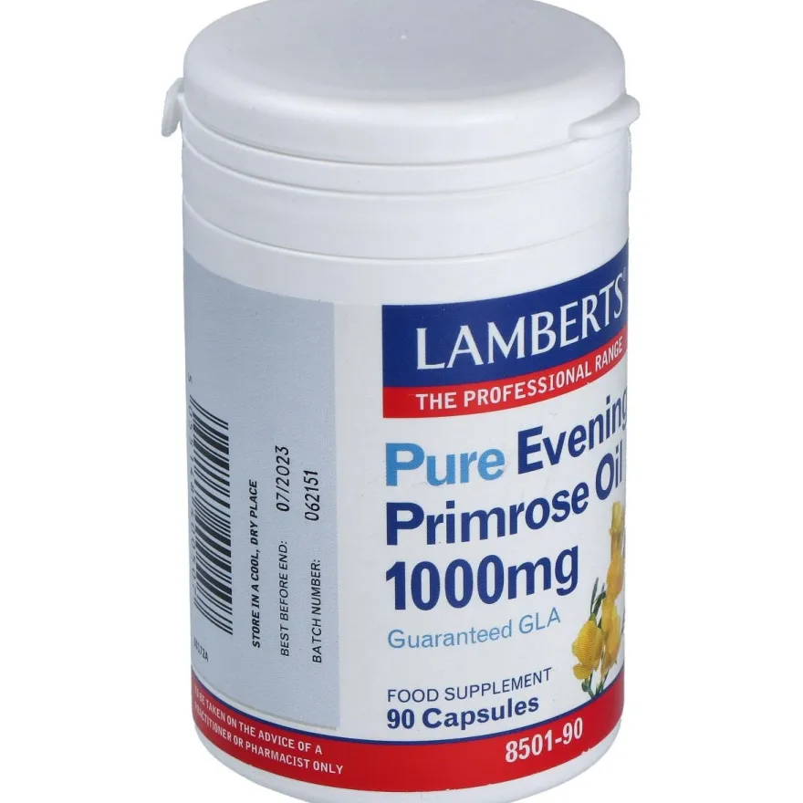 Lamberts Aceite De Prímula 1000Mg 90 Cáps.