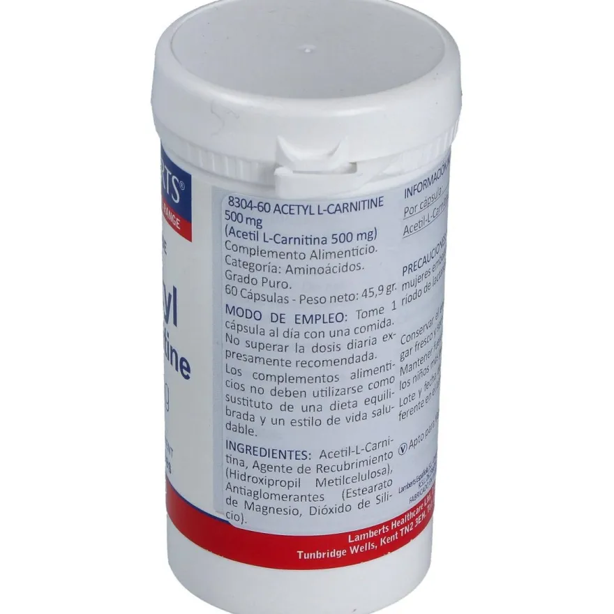 Lamberts Acetyl L-Carnitine 60Caps
