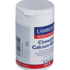 Lamberts Calcio Masticable 400 Mg 60 Comp