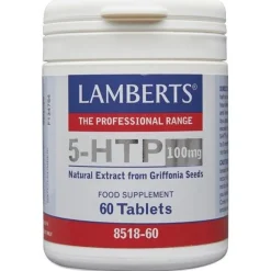 Lamberts Extracto De Semillas De Griffonia 5-Htp - 60 Cápsulas