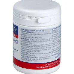 Lamberts L-Histidina Hci 500Mg 30Caps