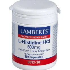Lamberts L-Histidina Hci 500Mg 30Caps