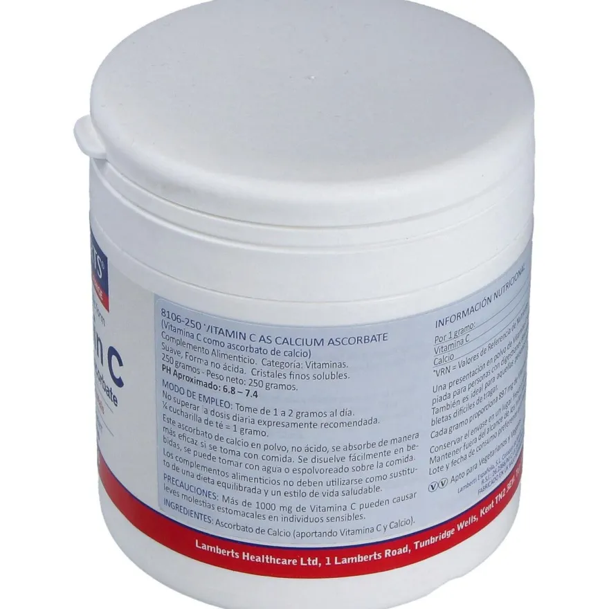 Lamberts Vitamina C Ascorbato De Calcio 250G