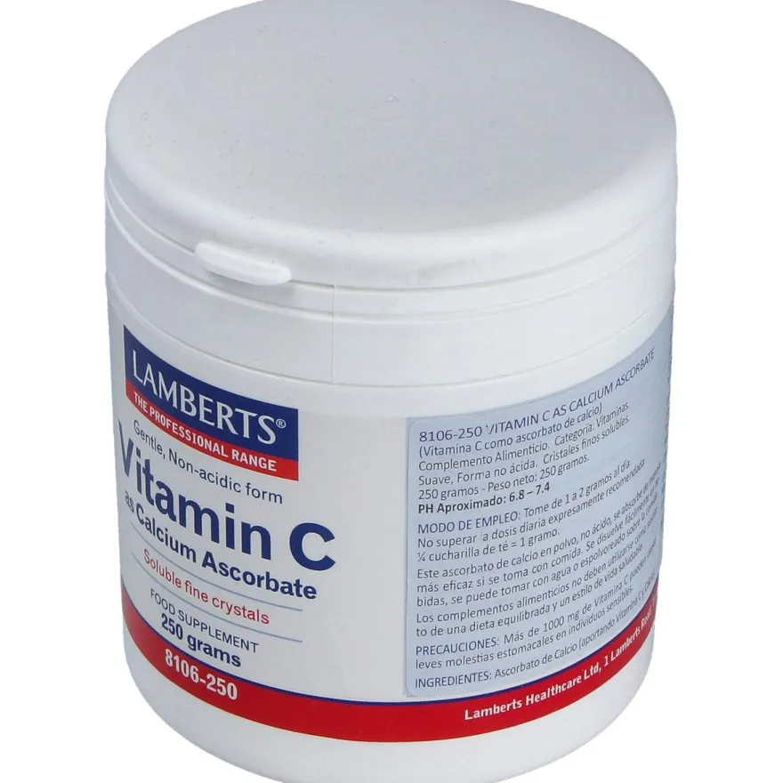 Lamberts Vitamina C Ascorbato De Calcio 250G