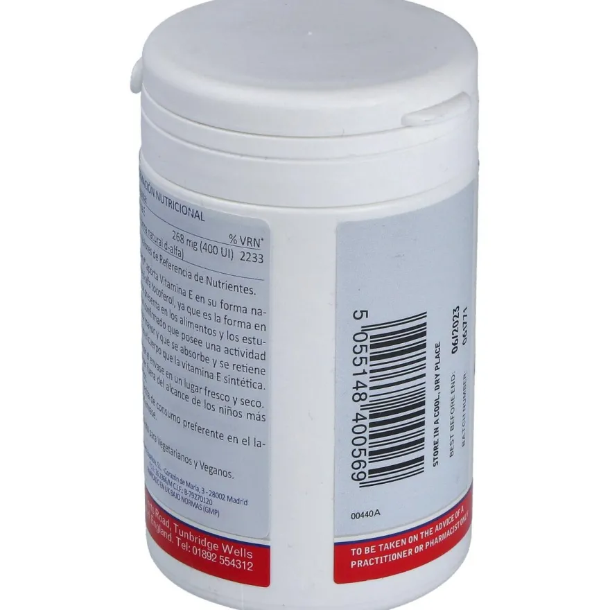 Lamberts Vitamina E Natural 400Ui 180 Comprimidos