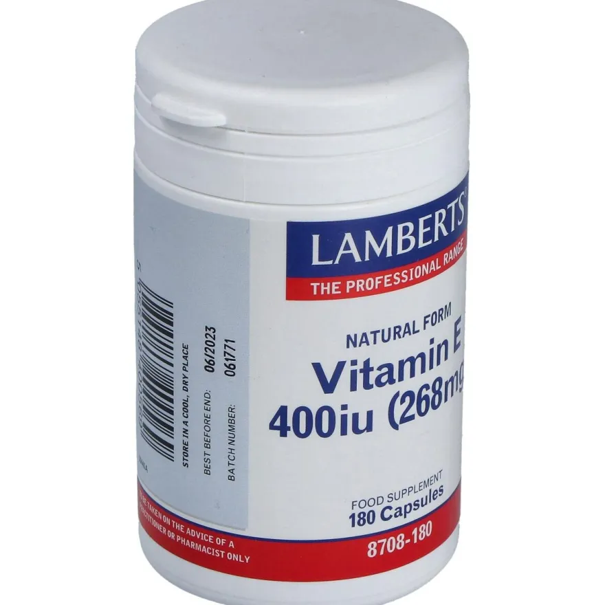 Lamberts Vitamina E Natural 400Ui 180 Comprimidos