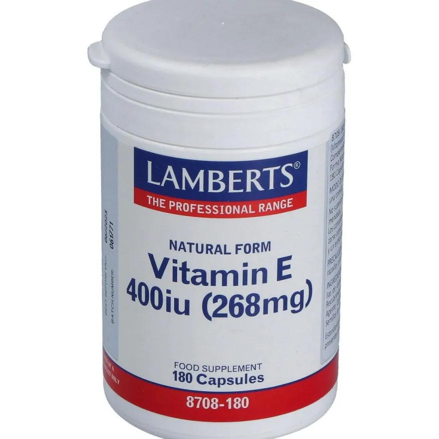 Lamberts Vitamina E Natural 400Ui 180 Comprimidos
