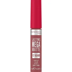 Lasting Mega Matte Liquid Lip Colour 210 Rose y Shine 7.4ml - Rimmel