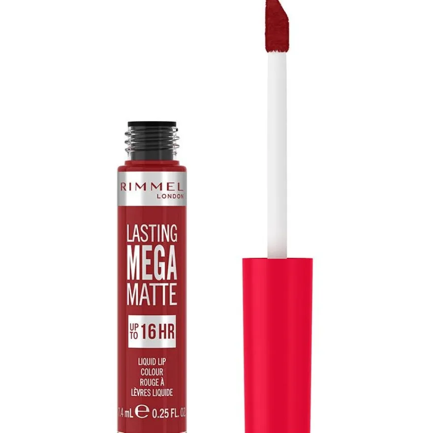 Lasting Mega Matte Liquid Lip Colour 930 Ruby Passion 7.4ml - Rimmel