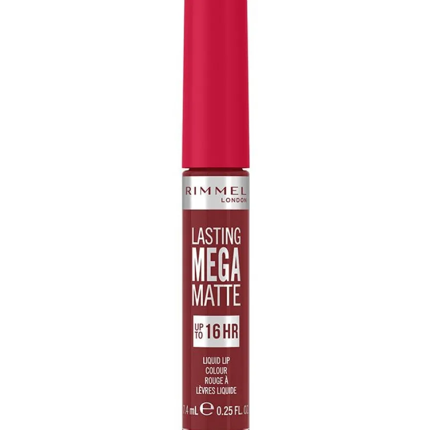 Lasting Mega Matte Liquid Lip Colour 930 Ruby Passion 7.4ml - Rimmel