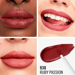 Lasting Mega Matte Liquid Lip Colour 930 Ruby Passion 7.4ml - Rimmel