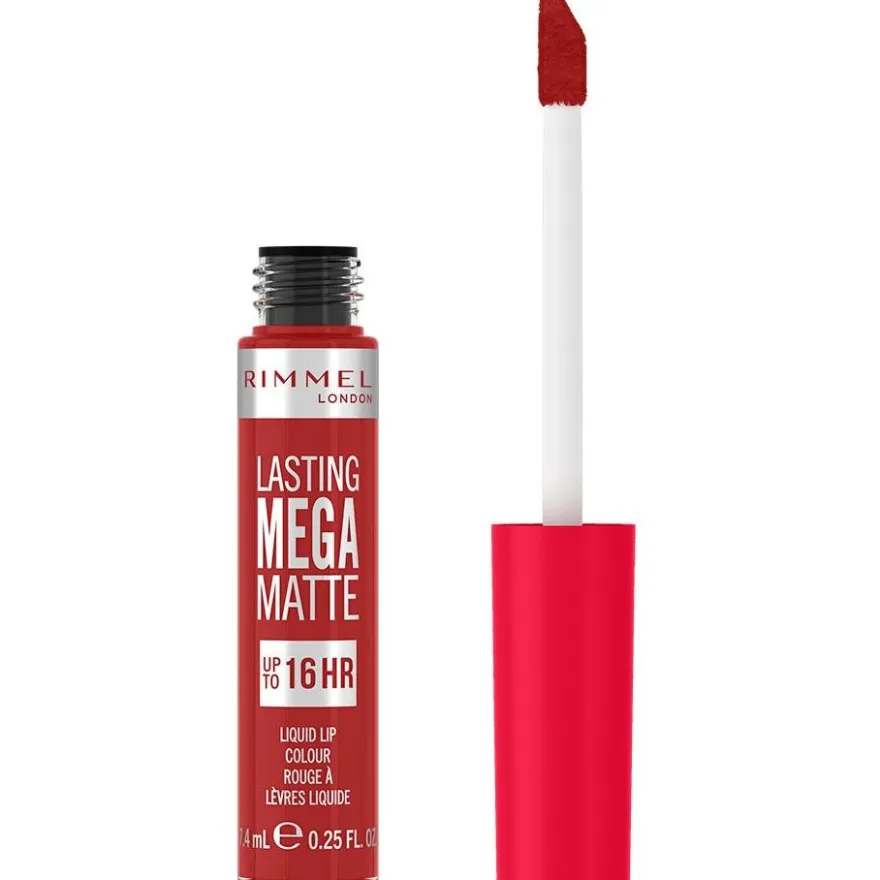 Lasting Mega Matte Liquid Lip Colour 500 Fire Starter 7.4ml - Rimmel