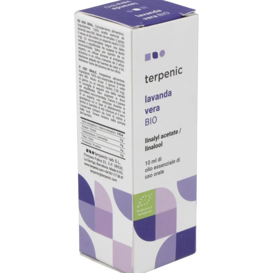 Lavanda Aceite Esencial Alimentario Bio 10Ml.