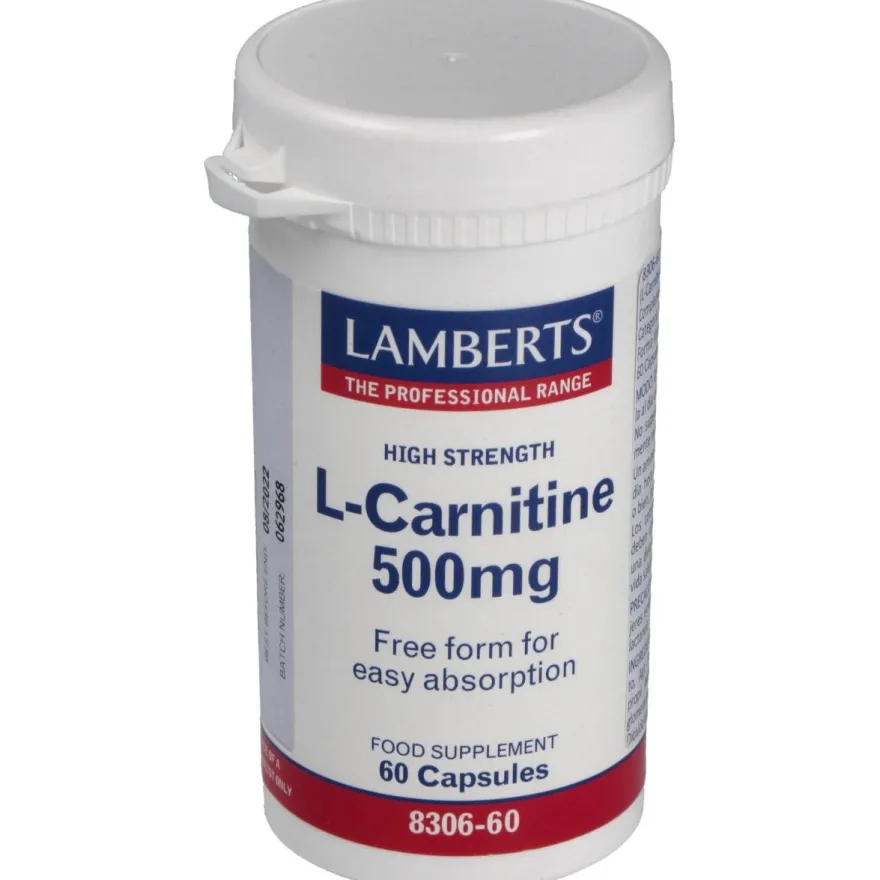 L - Carnitine 500mg 60caps - Lamberts