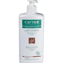 Leche Corporal Suavizante Coco y Vainilla Bio 500ml - Cattier