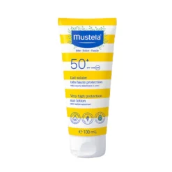 Leche Solar muy alta Protección SPF50+, 100 ml. - Mustela