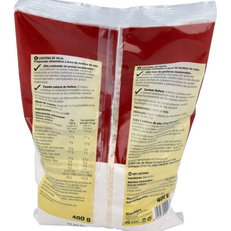Lecitina Bolsa de 400 Gr - Santiveri