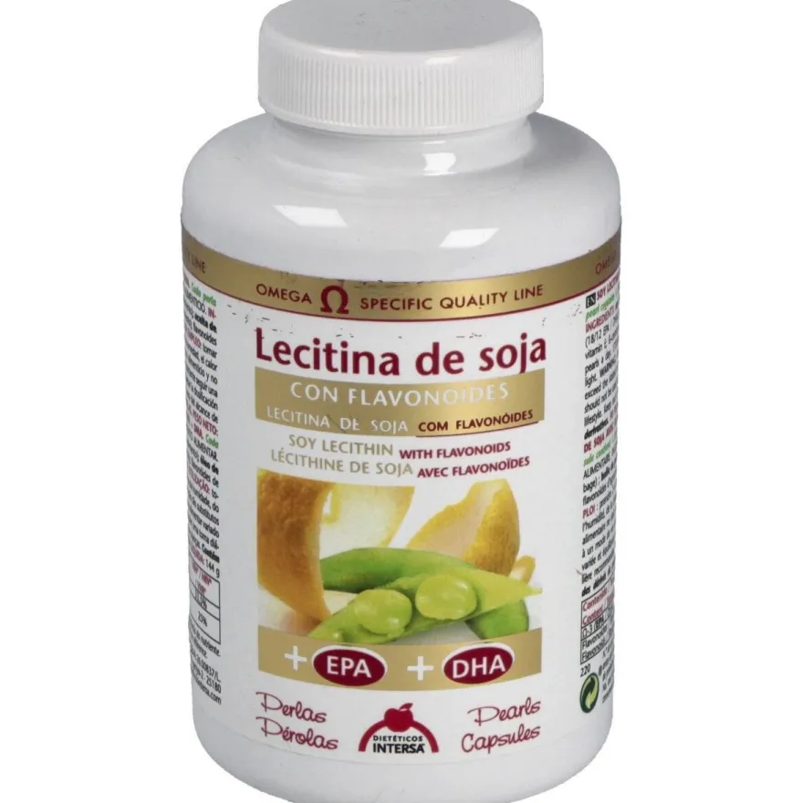 Lecitina de Soja con Flavonoides 1200mg.90perlas - Intersa
