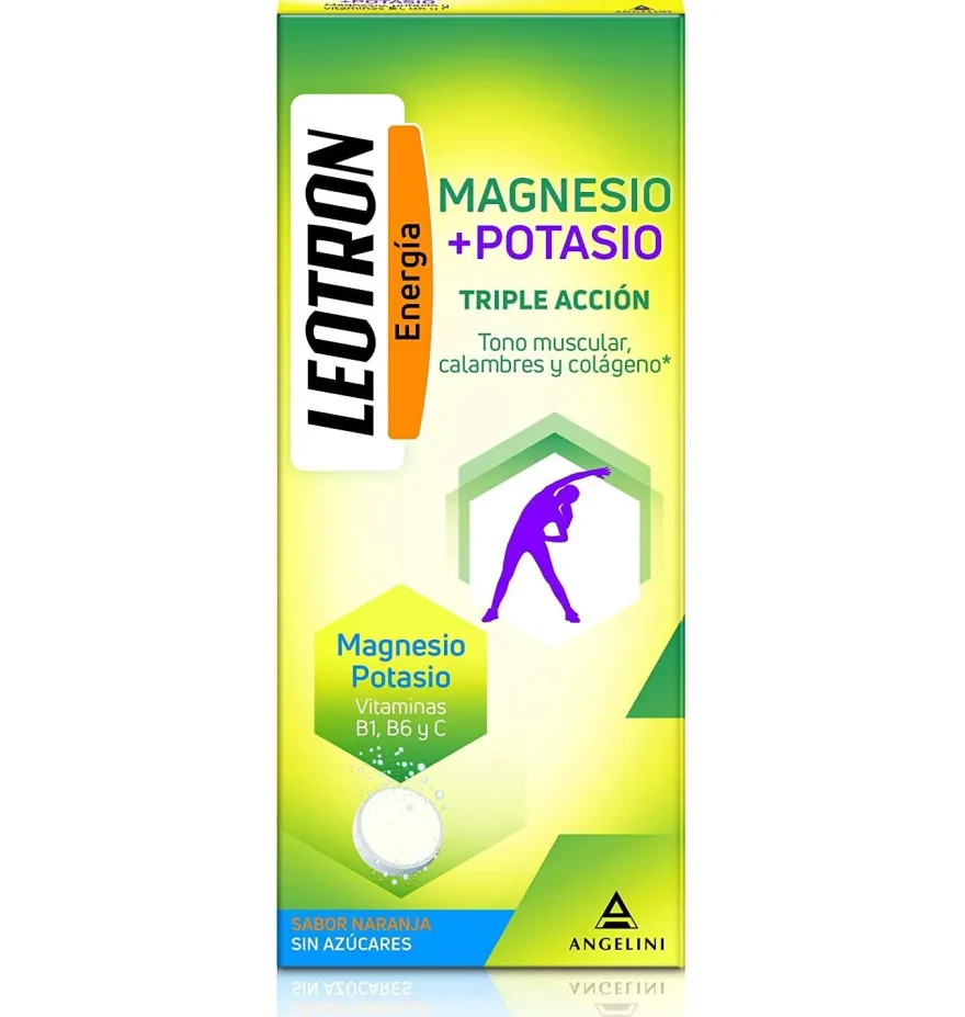 Leotron Magnesio + Potasio (30 Comprimidos Efervescentes)