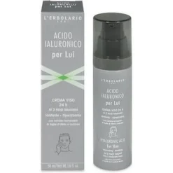 L'erbolario Ácido Hialurónico Hombre Crema Cara 24 Horas 50ml - Lerbolario