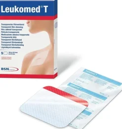 Leukomed T - Aposito Esteril Adh (5 Unidades 7,2 Cm X 5 Cm)