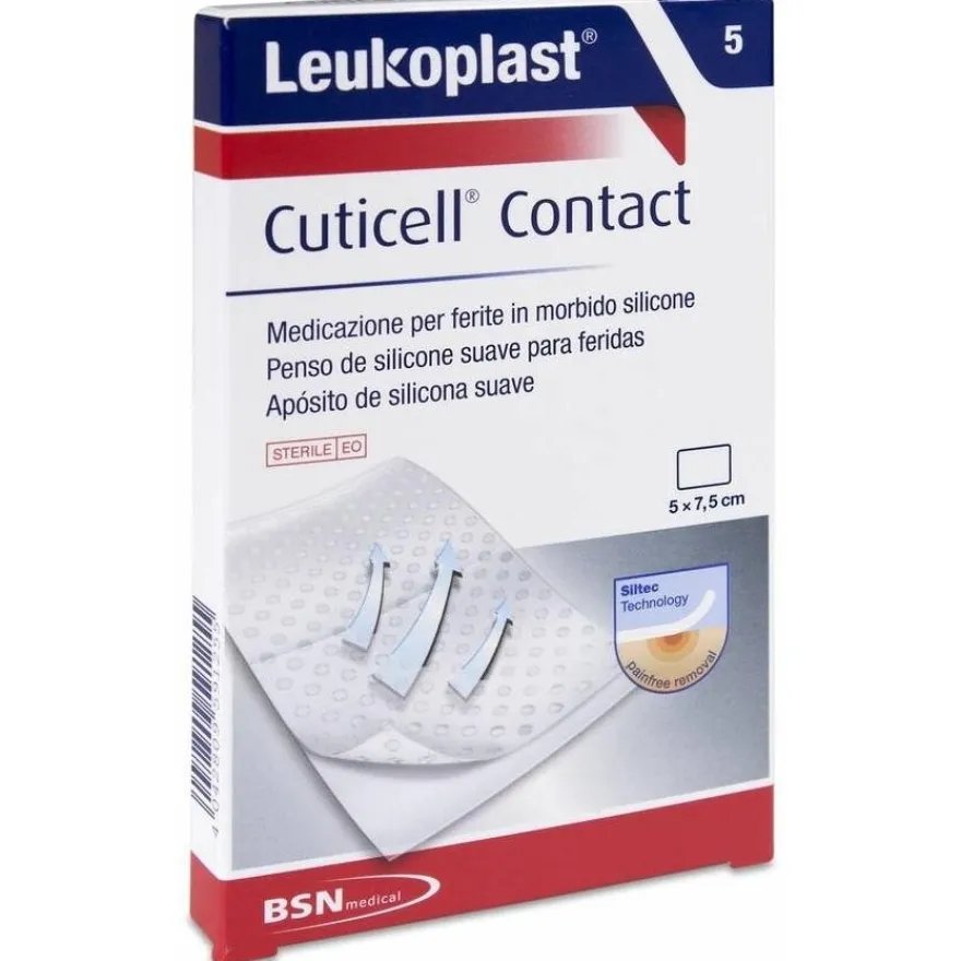Leukoplast Cuticell Contact 5 Cm X 7,5 Cm, 5 Uds