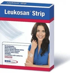 Leukosan Strip - Sutura Cutanea Esteril (Tira 100 Mm X 6 Mm 20 Tiras)