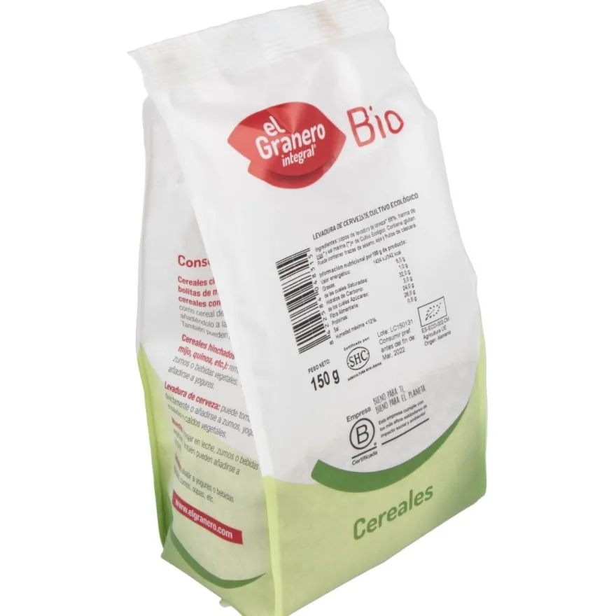 Levadura Cerveza Bio 150g - El Granero