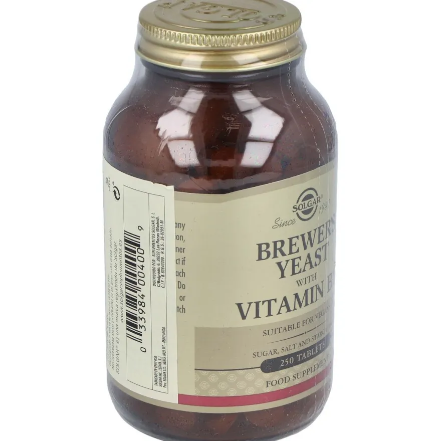 Levadura de Cerveza con Vitamina B12 250comp - Solgar