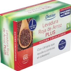 Levadura Roja de Arroz Plus 60cap - Dietisa