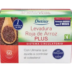 Levadura Roja de Arroz Plus 60cap - Dietisa
