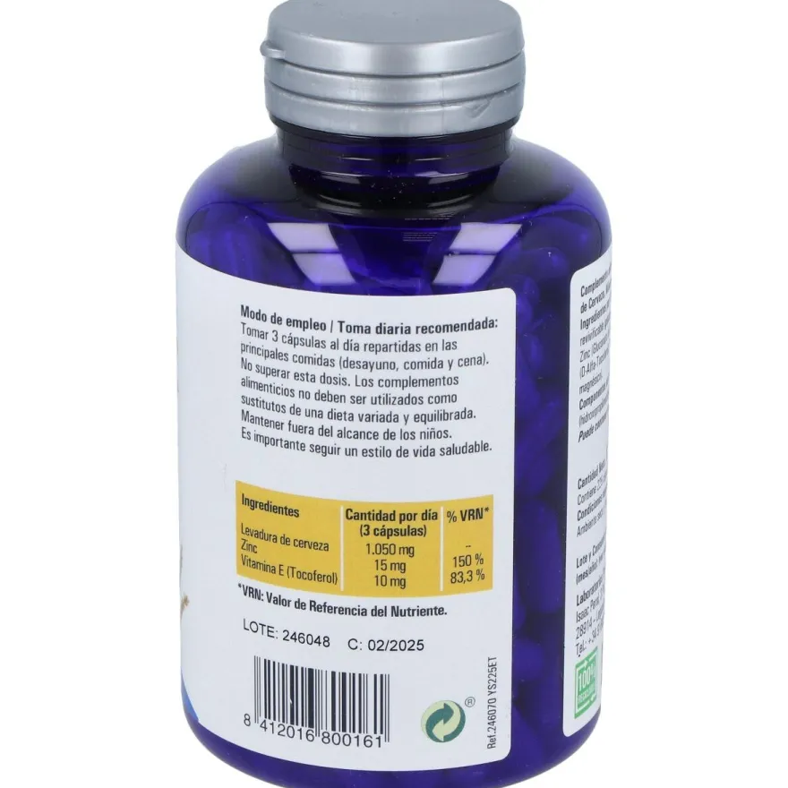 Levazinc (Levadura De Cerveza Viva) 350Mg. 225Cap.
