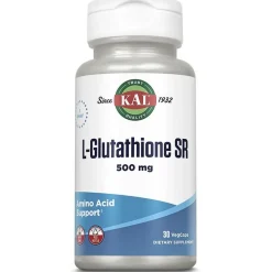 L-Glutathione Sr 500 Mg Vegcaps, Vitaminas Y Suplementos Kal - Perfumes Club