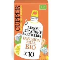 Limon - Jengibre - Curcuma Infusion Fria 10bolsita Bio - Cupper