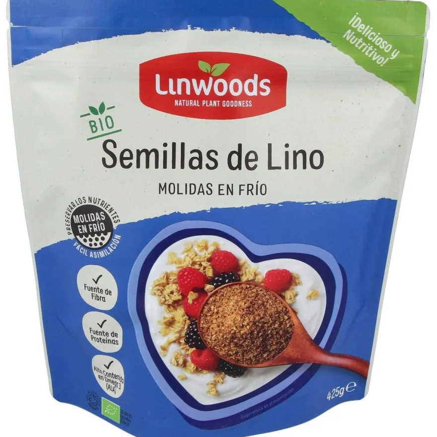 Linwood Semilla Lino Molido Bio 425g - Linwoods