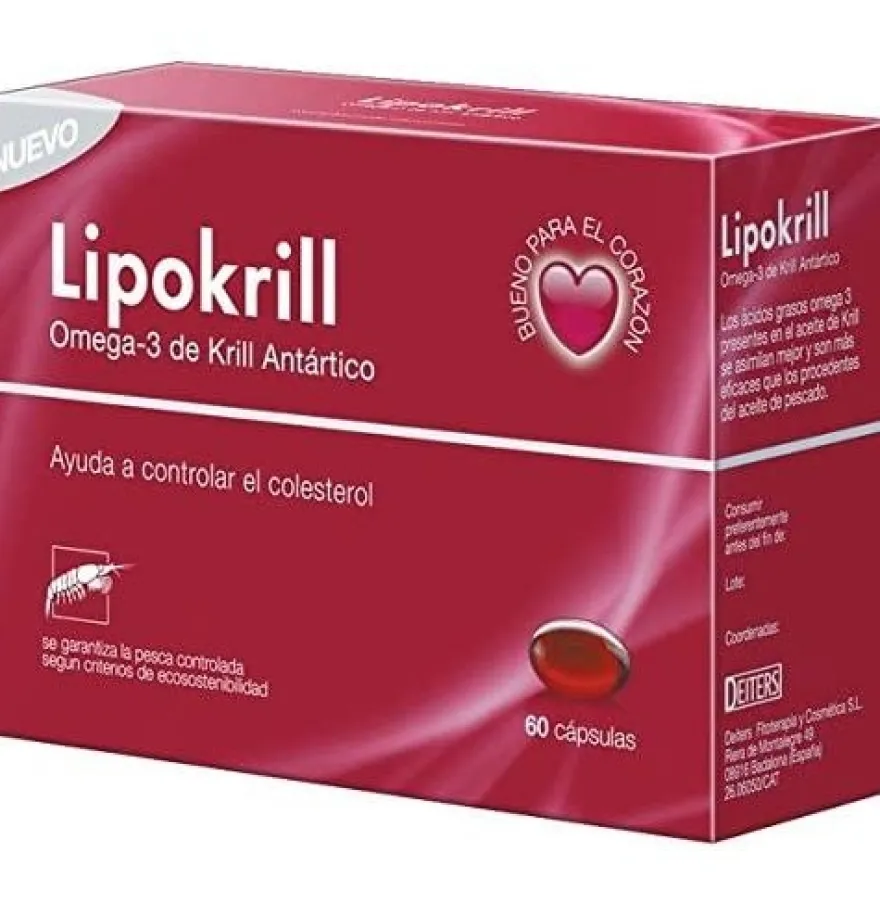 Lipokrill Plus (60 Cápsulas) - Laboratorio Deiters